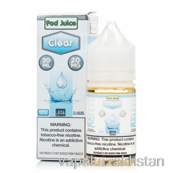 Vape Disposable Clear - Pod Juice - 30mL 10mg